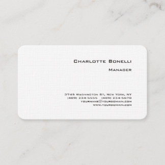 Carte De Visite Linge minimaliste professionnel moderne