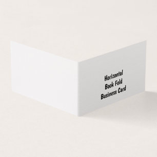 Carte De Visite Linge Premium Personnalisé Plié