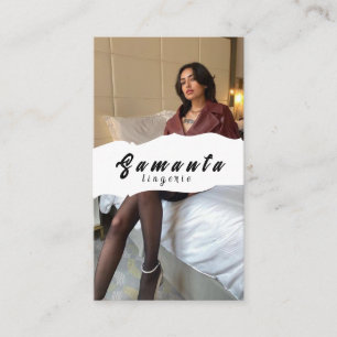Carte de visite lingerie