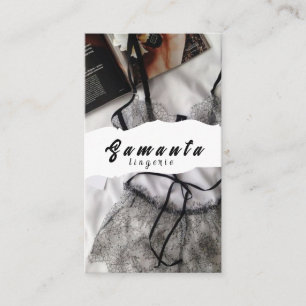 Carte de visite lingerie