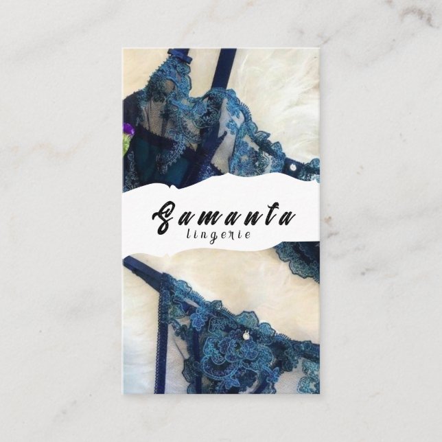 Carte de visite lingerie (Devant)