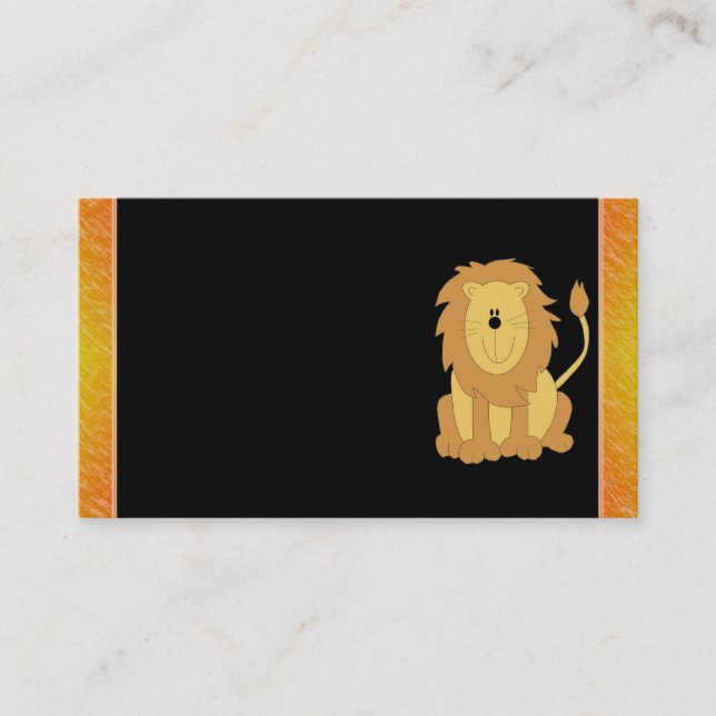 Carte de visite Lion (Devant)
