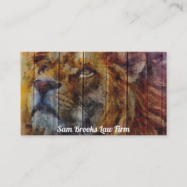 Carte De Visite Lion (Devant)
