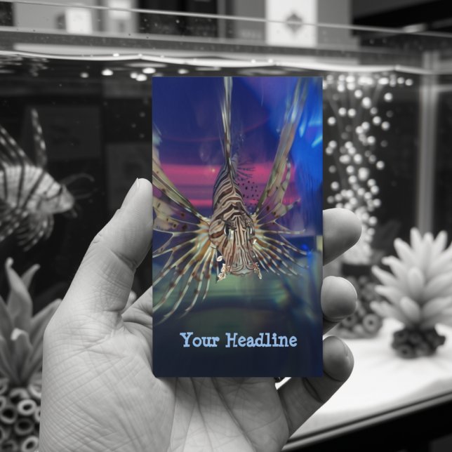 Carte De Visite Lion Fish n°2 (Créateur téléchargé)