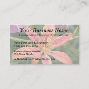 Carte De Visite Lis de Blackberry