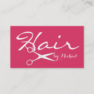 Carte De Visite Liste de cheveux Elégant Cherry Arrière - plan