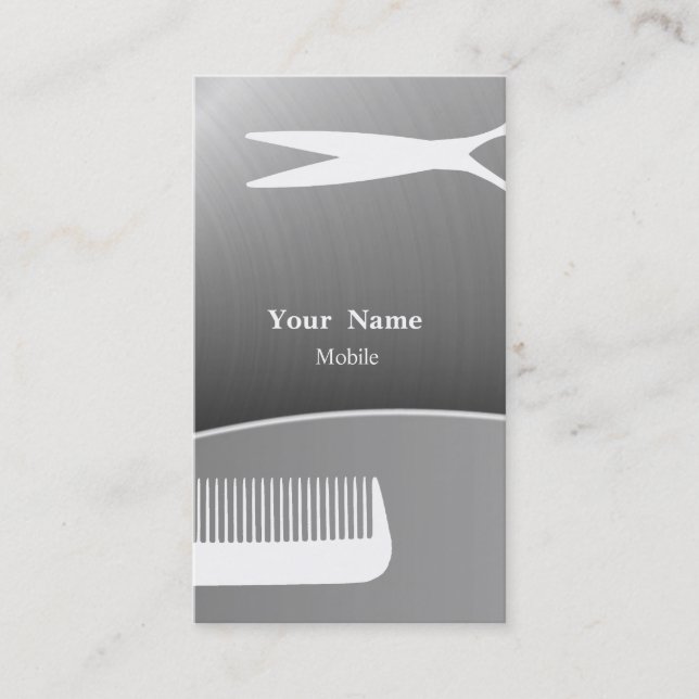 Carte De Visite Liste des cheveux (Devant)