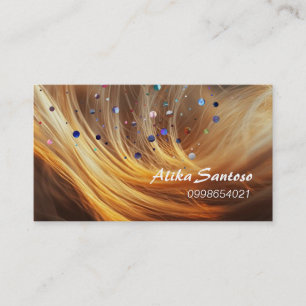 Carte De Visite Liste des cheveux