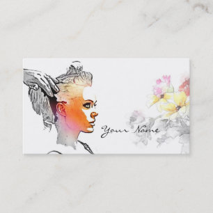 Carte De Visite Liste des cheveux
