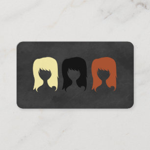 Carte De Visite Liste Personnelle Salon Shears Cheveux