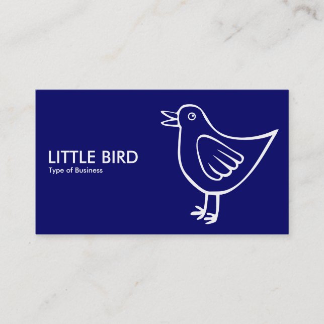 Carte De Visite Little Bird 05 - Deep Navy (Devant)
