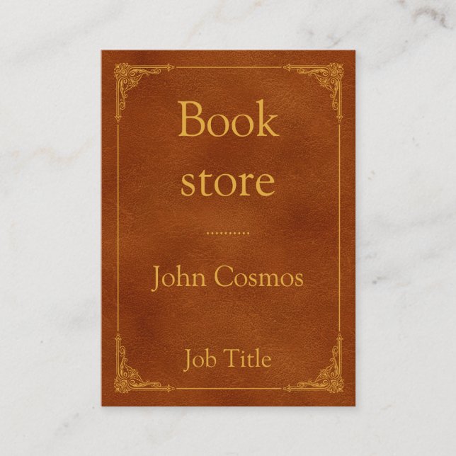 Carte De Visite Livre antique (Devant)