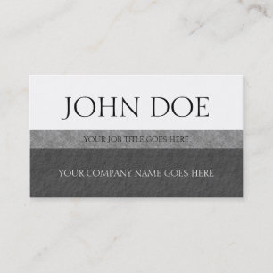 Carte De Visite Livre blanc de pierre de marbre de gris argenté d