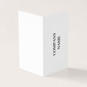 Carte De Visite Livre vertical plié personnalisé professionnelleme