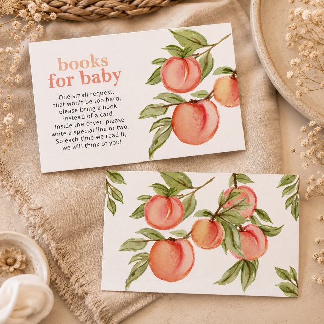 Carte De Visite Livres de Fête de Naissance Bébé Pêche Douce pour  (Créateur téléchargé)