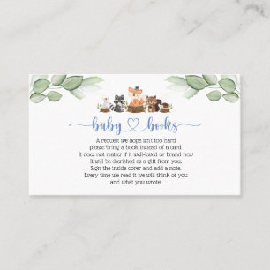 Carte De Visite Livres de Woodland Animal pour Baby Card