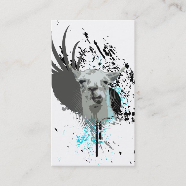 Carte De Visite llama hi-fi (Devant)