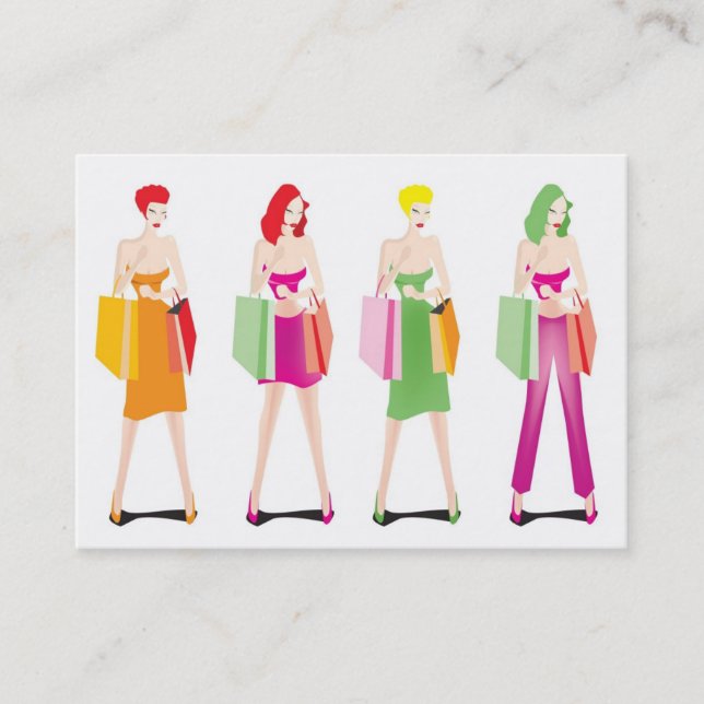 Carte De Visite LLC rose de mode (Devant)