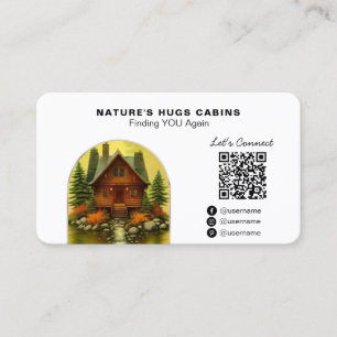 Carte De Visite *~* Location de Cabine PHOTO chalet QR AP49 LOGO