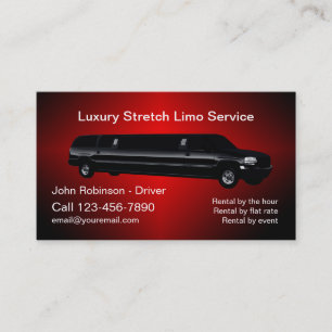 Carte De Visite Location de chauffeur Limo Classy