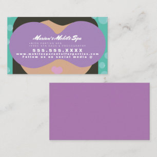 Carte De Visite Location de spa pour fêtes d'enfants 