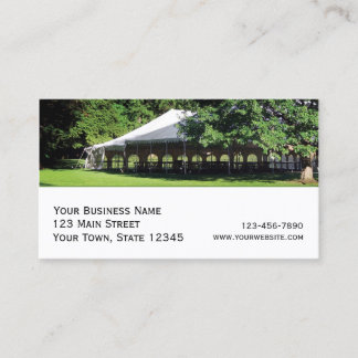 Carte De Visite Location de tente, événement