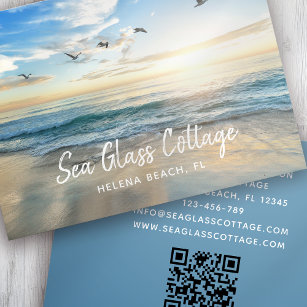 Carte De Visite Location de vacances à Beach House Code QR