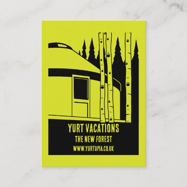 Carte De Visite Location de vacances à Yurt (Devant)
