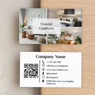 Carte De Visite Location de vacances Guest House QR Code