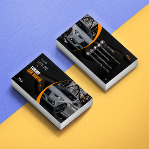 Carte De Visite Location de voiture élégante