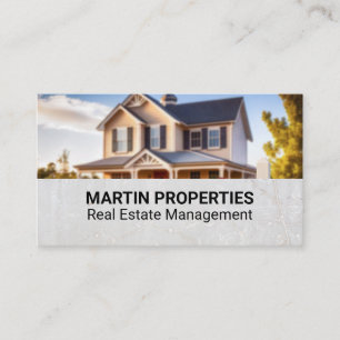 Carte De Visite Locations de propriétés   Maisons d'investissement