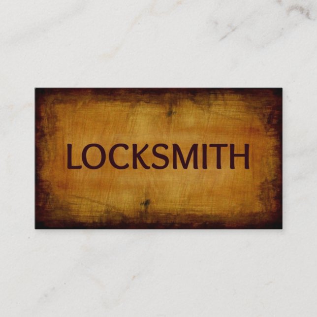 Carte de visite Locksmith (Devant)