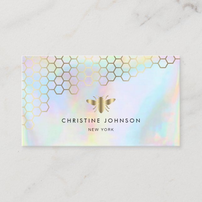 Carte De Visite logo abeille (Devant)