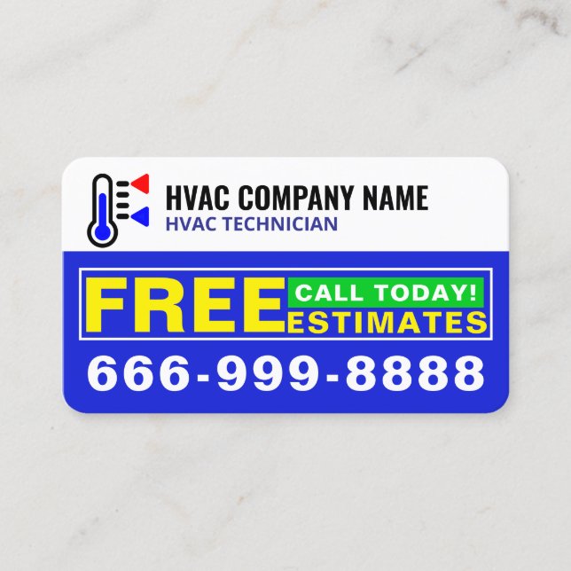 Carte De Visite Logo AC Professionnel (Devis Gratuits), CVC Modern (Devant)