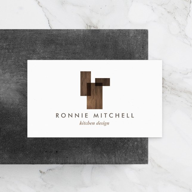 Carte De Visite Logo Architectural Moderne du Milieu du Siècle sur (Créateur téléchargé)