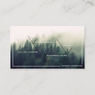 Carte de visite Logo Aventure en plein air