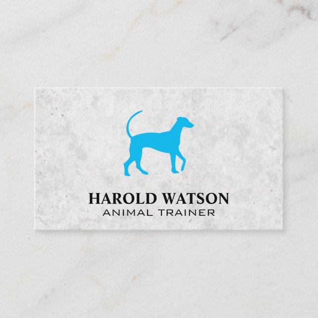 Carte De Visite Logo Blue Dog (Devant)