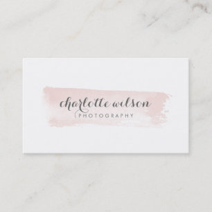 Carte De Visite Logo Blush et Grey