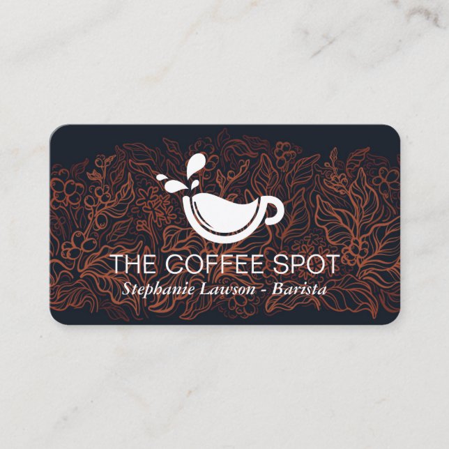 Carte De Visite Logo Café | Café | Restaurant  (Devant)