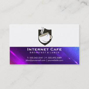 Carte De Visite Logo Café   Restaurant