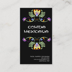 Carte de visite Logo Camion de Nourriture Mexicain