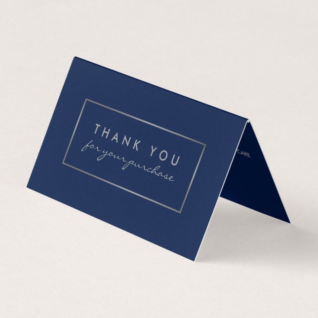 Carte De Visite Logo/Carte de remerciements d'image de l'effet d'h (Devant)