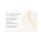 Logo Cercles Dorés Abstraits Chiropratique