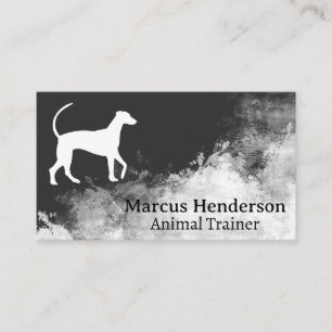 Carte De Visite Logo Chien   Texture de fond