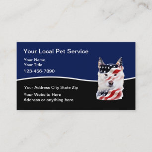 Carte De Visite Logo client Soins pour animaux