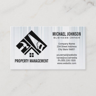 Carte De Visite Logo Construction   Rénovation Réparation Maison