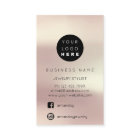 Logo Custom Jewelry Card Social Media Rose