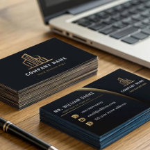 Logo d'agent immobilier or professionnel