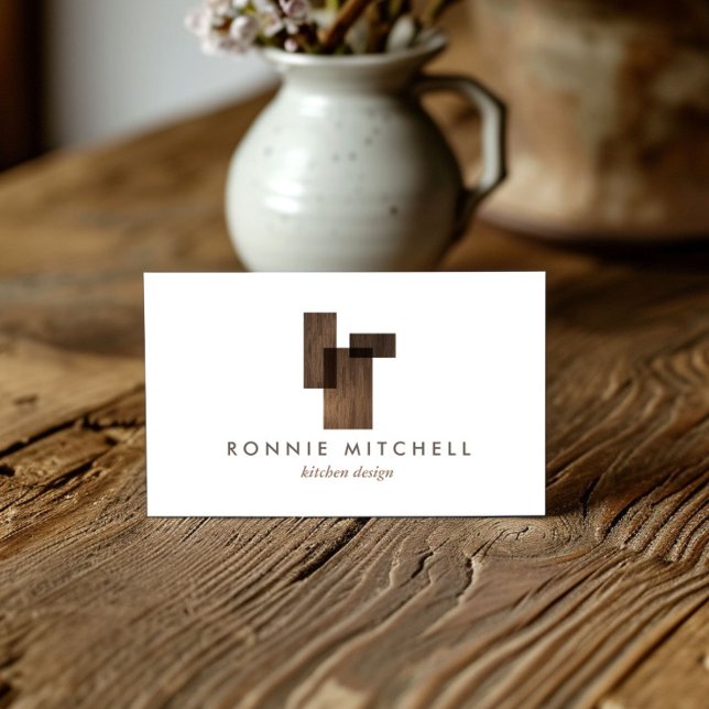 Carte De Visite Logo d'architecture moderne du milieu du siècle su (Créateur téléchargé)