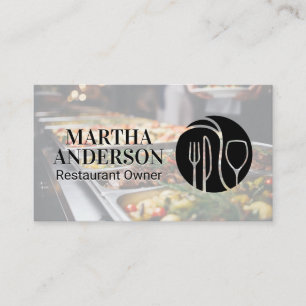 Carte De Visite Logo d'argenterie Traiteur